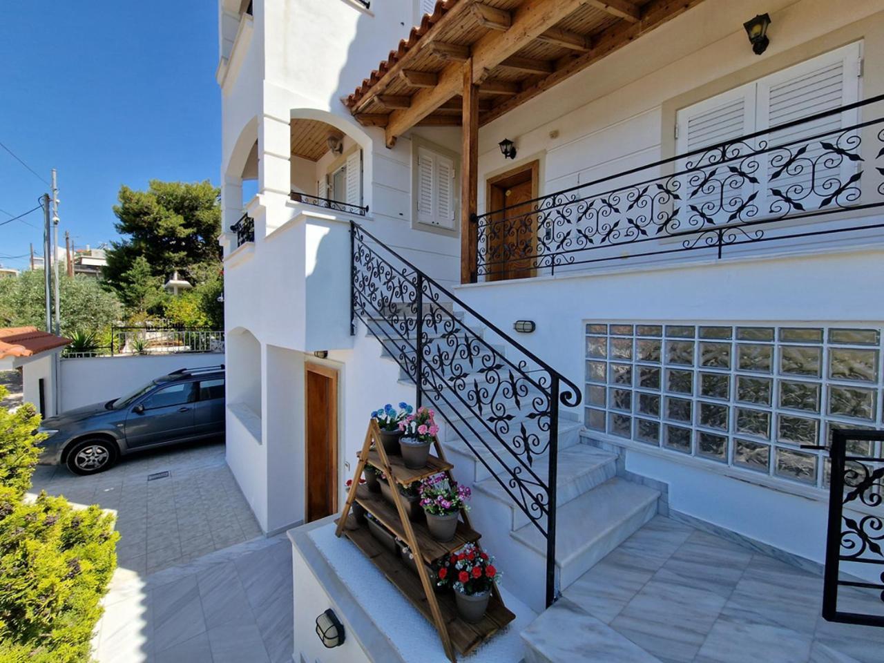 The Mirador Boutique Villa With Scenic Sea View Porto Rafti Ngoại thất bức ảnh