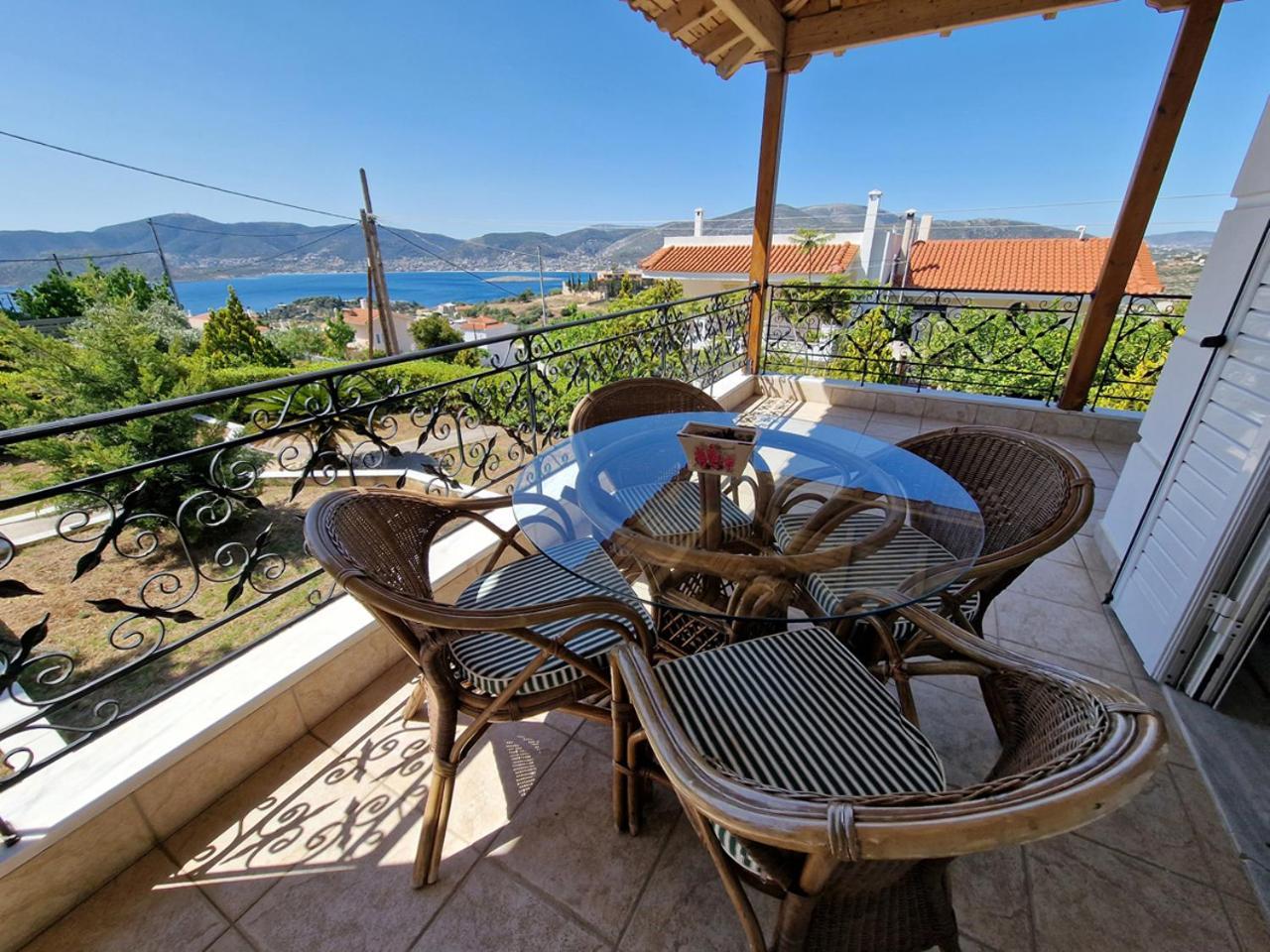 The Mirador Boutique Villa With Scenic Sea View Porto Rafti Ngoại thất bức ảnh